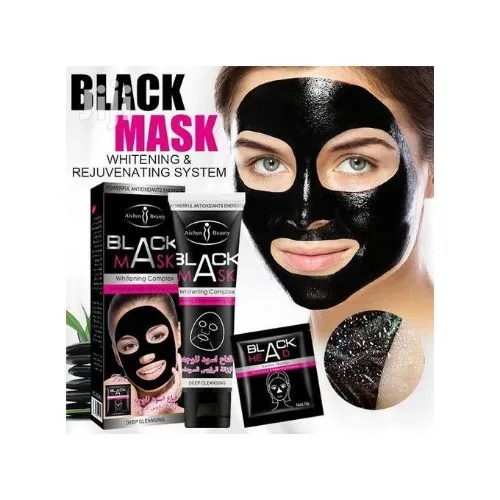 Aichun Beauty Black Facial Mask Brighteens Complex + Free Black Head