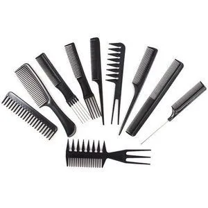 10 Piece Professional Styling Hair Comb Set