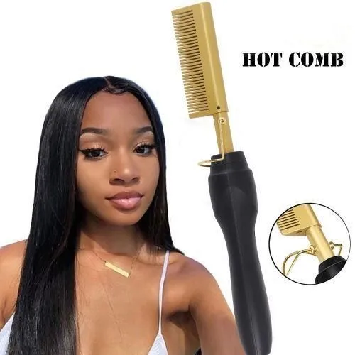 Hot Hair Straightener Comb