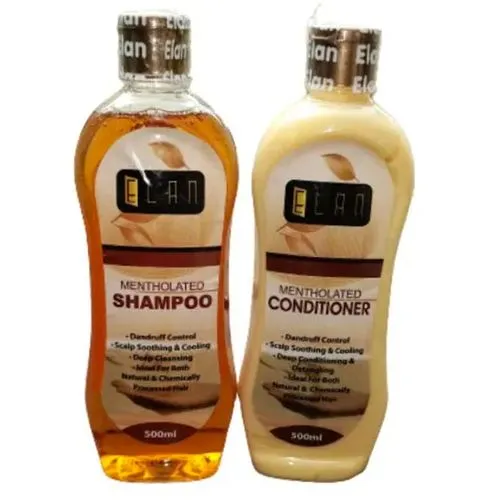 Elan Mentholated Hair Shampoo & Conditioner 500ml