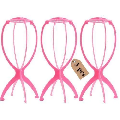 3 Piece Foldable Wig Display Mannequin
