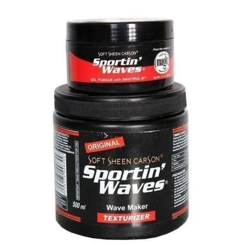 SoftSheen Carson Sportin’ Waves Relaxer Texturizer &. Gel Pomade Wave Cream