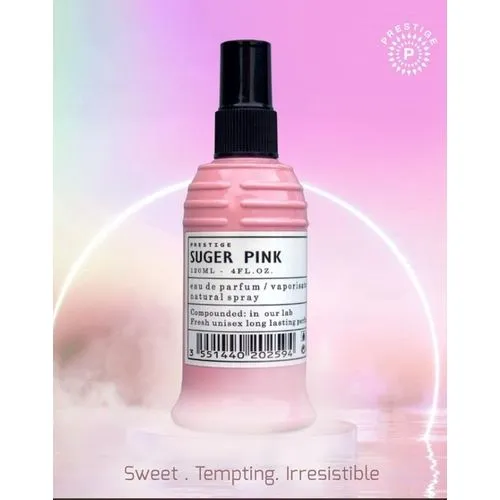Prestige Unisex Sugar Eau De Parfum Natural Spray 120ml-Pink