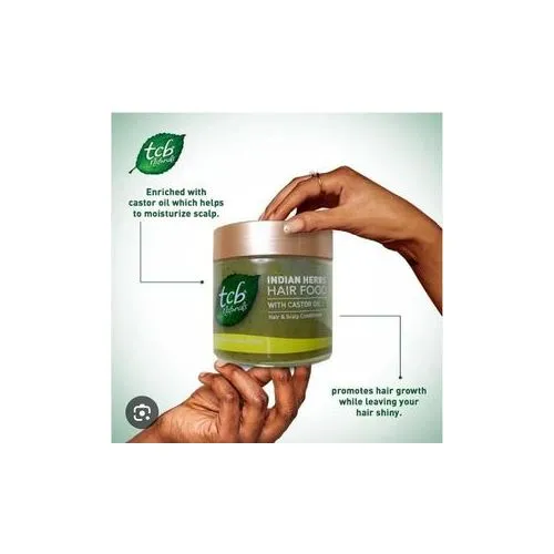 TCB Naturals Indian Herbs Hair Food With Castor Oils (100ml)