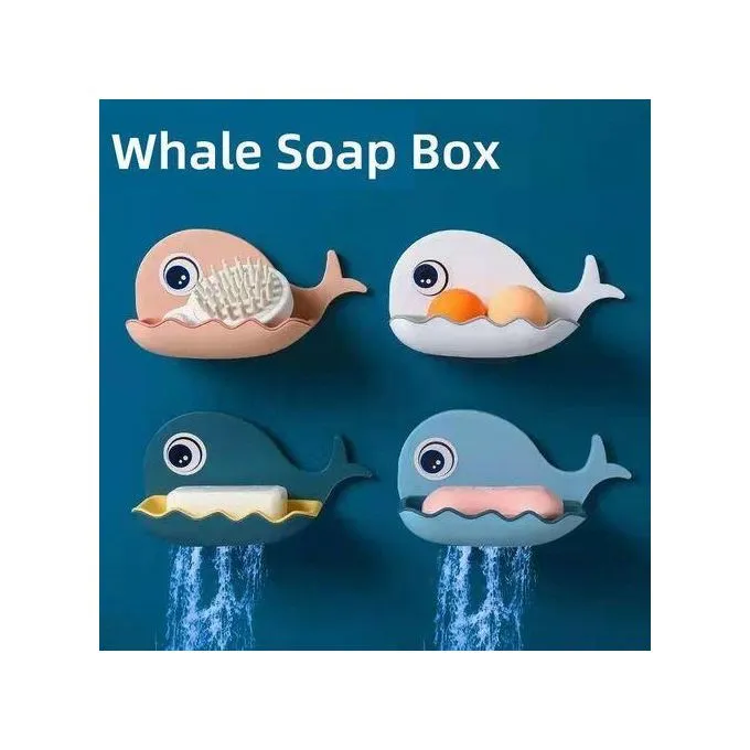 Fish Shaped Soap Holder Rack – 4 Units
