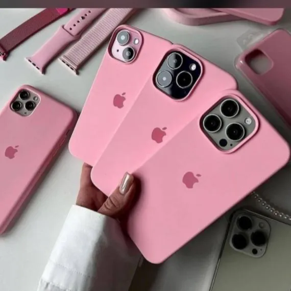 Pink Silicone IPhone Case